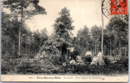 45 NEUVILLE AUX BOIS - La Foret - Une Cabane De Bucheron  - Autres & Non Classés