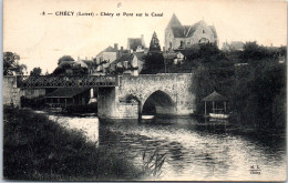 45 CHECY - Vue De L'eglise Et Du Pont Sur Le Canal  - Autres & Non Classés