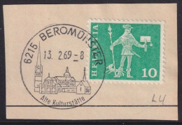 Werbedatumstempel K191a  "Beromünster Alte Kulturstätte"        1969 - Poststempel