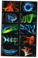 United States 2018 MiNr. 5465 - 5474 USA Bioluminescent Creatures, Marine Life, Mushroom 10 V  MNH** 12,00 € - Maritiem Leven