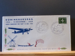 105/921    1° KERSTPOST PER SNIP 1959 - Airmail