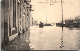 89 AUXERRE - Crue De L'yonne 1910, Les Quais De La Marine  - Auxerre