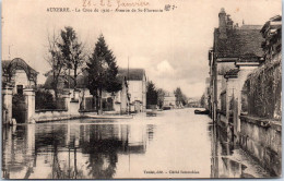 89 AUXERRE - Crue De L'yonne 1910, Avenue De Saint Florentin  - Auxerre