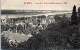 45 GIEN - Perspective Du Pont De Chemin De Fer. - Gien