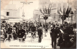 78 SAINT GERMAIN - Marche De L'armee 1904 - Arrivee De Cyclistes. - St. Germain En Laye