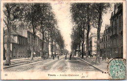 37 TOURS - Perspective De L'avenue Grammont. - Tours