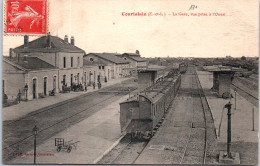 28 COURTALAIN - La Gare, Vue Prise A L'ouest. - Courtalain