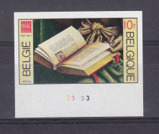 Belgique - COB 1862 - NON Dentelés - Avec Numéro De Planche - Tirage 34 Timbres - - 1961-1980