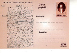 ROMANIA 2003: POLAR FAUNA, WHALES, BELUGA, WALRUS, 6 Unused Prepaid Postal Stationery Cards - Registered Shipping! - Entiers Postaux