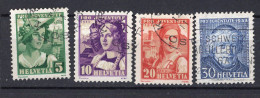 T2836 - SUISSE SWITZERLAND Yv N°267/70 Pro Juventute - Used Stamps