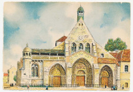 CPSM 10.5 X 15 Barre Dayez Seine Et Marne PROVINS L'Eglise Saint-Ayoul Illustrateur Barday - Provins