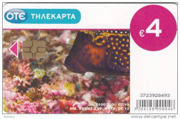 GREECE - Fish, 07/10, Used - Vissen