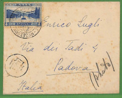 Ad0964 - GREECE - Postal History -  Single Stamp On  COVER To ITALY 1936 - Covers & Documents