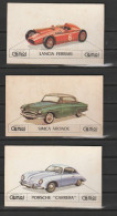 Lot 10 IMAGES CHOCOLAT CEMOI AUTO VOITURE VINTAGE, Porsche Carrera, Ferrari, Renault, ... - Andere & Zonder Classificatie