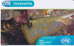 GREECE(chip) - Underwater, Fish(10 Euro), Tirage 50000, 02/10, Used - Fish