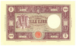 1000 LIRE BARBETTI GRANDE M TESTINA BI REPUBBLICA ITALIANA 22/07/1946 SUP - Sonstige & Ohne Zuordnung