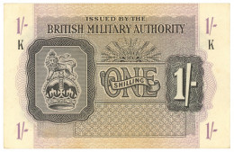 1 SHILLING OCCUPAZIONE INGLESE IN ITALIA BRITISH M AUTHORITY 1943 BB/SPL - Occupation Alliés Seconde Guerre Mondiale