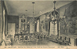 60 - Beauvais - Intérieur De L'Hôtel De Ville, Salle Du Conseil Municipal - Carte Neuve - CPA - Voir Scans Recto-Verso - Beauvais