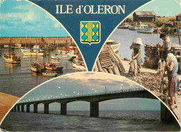 Metiers - Ostréiculteur - Ile D'Oléron - Multivues - Un Coin De La Cotinière - Détroquage Et Pont Le Jour - CPM - Voir S - Fishing