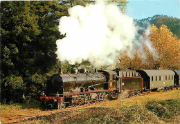 Trains - Locomotive à Vapeur 140C27 De La CITEV Agréé SNCF Au Passage En Gare De Thoiras-Lasalle - CPM - Voir Scans Rect - Trains