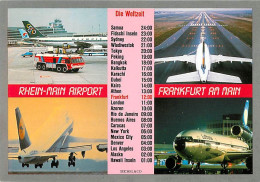 Format - 160 X 115 Mms - Allemagne - Deutschland - Airport Frankfurt - Aéroport - Aviation - Avions - CPM - Voir Scans R - Aérodromes