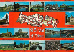 95 - Val D'Oise - Multivues - Carte Géographique - CPM - Voir Scans Recto-Verso - Autres & Non Classés