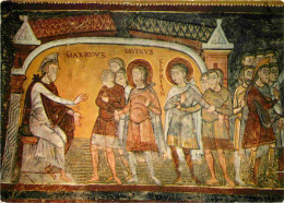 86 - Saint Savin Sur Gartempe - Intérieur De L'Eglise - Peinture Murale De La Crypte St Savin St Cyprien - Comparution D - Saint Savin