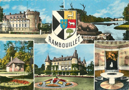 78 - Rambouillet - Multivues - Blasons - Fleurs - CPM - Voir Scans Recto-Verso - Rambouillet (Château)