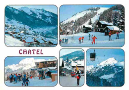 74 - Chatel - Multivues - Skieurs - CPM - Voir Scans Recto-Verso - Châtel