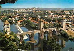 46 - Cahors - Vue Panoramique Sur La Ville Et Le Pont Valentré - CPM - Voir Scans Recto-Verso - Cahors