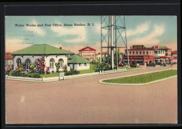 AK Stone Harbor, NJ, Water Works And Post Office  - Autres & Non Classés