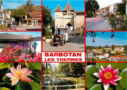 32 - Barbotan Les Thermes - Multivues - Petit Train Touristique - Fleurs - CPM - Voir Scans Recto-Verso - Barbotan