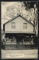 AK Palisades, NY, Post Office And General Store  - Autres & Non Classés