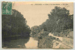 95 - Pontoise - L'Oise à L'ile Saint Martin - CPA - Etat Carte Qui Se Décolle - Voir Scans Recto-Verso - Pontoise