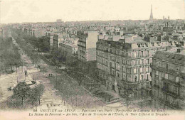 92 - Neuilly Sur Seine - Panorama Vers Paris - Avenue Du Roule - CPA - Voir Scans Recto-Verso - Neuilly Sur Seine