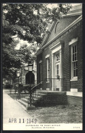 AK Allegan, MI, Entrance To Post Office  - Autres & Non Classés