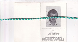 Luc Rottiers-De Decker, Zottegem 1966, Sint-Lievens-Esse 1987. Foto - Décès