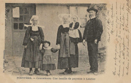 CPA29- CONCARNEAU- Une Famille De Paysans à Lanriec - Concarneau