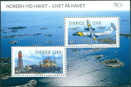 SWEDEN 2012 NORDEN S/S OF 2, LIGHTHOUSE** - Vuurtorens