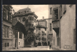 Cartolina Bolzano, Strassenpartie Am Batzenhäusl  - Bolzano