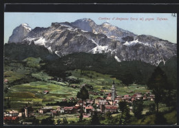Cartolina Cortina D`Ampezzo, Ortsansicht Gegen Tofana  - Sonstige & Ohne Zuordnung