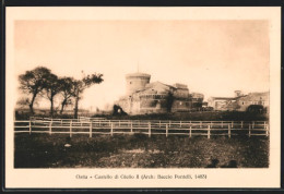 Cartolina Ostia, Castello Di Giulio II.  - Autres & Non Classés