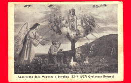 ITALIA - Abruzzo - Giulianova (Teramo) - Maria SSma Dello Splendore - Apparizione A Bertolino - Cartolina Viaggiata 1955 - Other & Unclassified