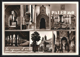 Cartolina Palermo, La Cattedrale, Convento Dei Benedettini  - Palermo