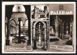 Cartolina Palermo, Il Duomo, Convento Dei Benedettini  - Palermo
