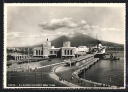 Cartolina Napoli, La Nuova Stazione Marittima  - Napoli (Neapel)