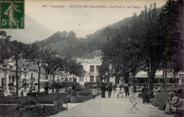 ALLEVARD-LES-BAINS     ( ISERE )   LE PARC ET LE CASINO - Allevard