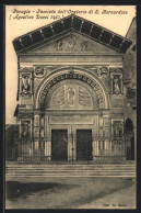 Cartolina Perugia, Facciata Dell`Oratorio Di S. Bernardino  - Perugia