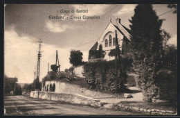 Cartolina Gardone, Chiesa Evangelica  - Autres & Non Classés