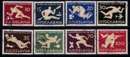 Yugoslavia 1956 Olympics In Melbourne Used - Oblitérés